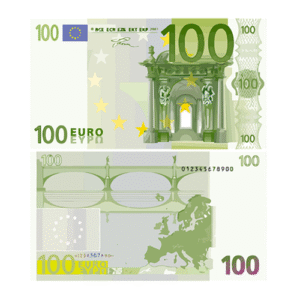 100 Euro Bills